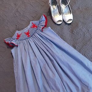Lobster Smocking Dress 🦂